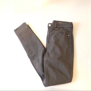GAP gray true skinny high rise jeans size 26R
